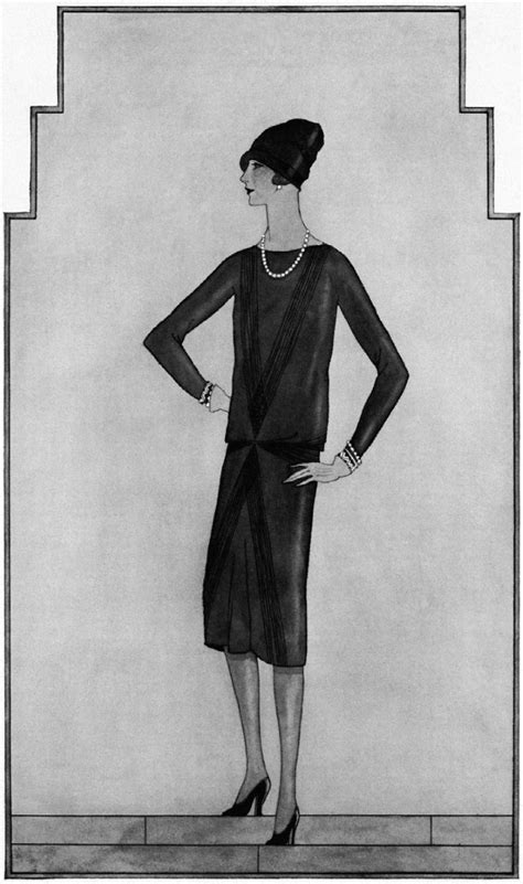 original chanel little black dress|little black dress vogue 1926.